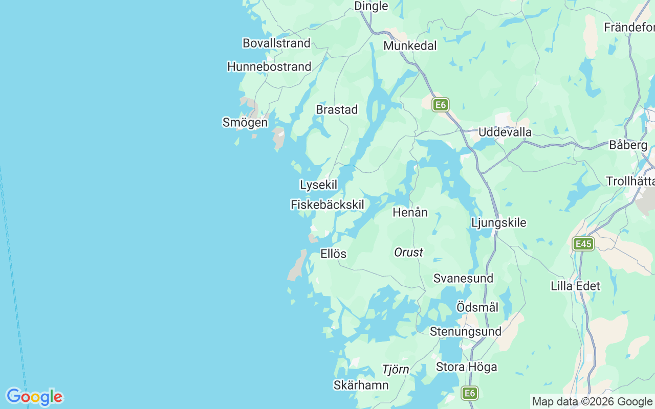 De locatie van Motorboot: Östersidan, 451 78 Fiskebäckskil