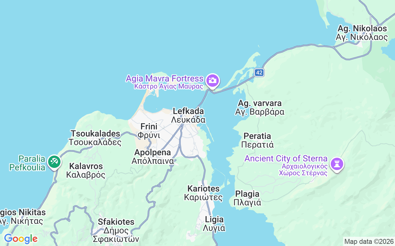 Location of the Catamaran: Lefkas Marina, Lefkada 311 00