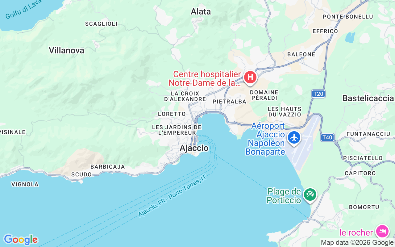 De locatie van Motorboot: Port Charles Ornano, Ajaccio