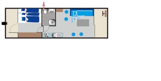 Houseboat Febomobil 990 (HMR) Boot Grundriss