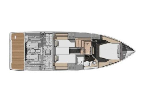 Motorboat Jeanneau DB 37 boat plan
