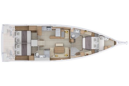 Rental Sailboat  Oceanis 52 (owner version) Split