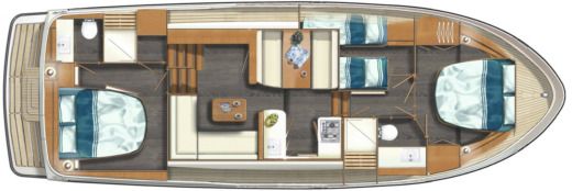 Motorboat Linssen Grand Sturdy 40.0 Ac Boat layout
