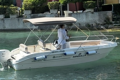 Aluguel Barco sem licença  Mingolla BRAVA 18 Sirmione