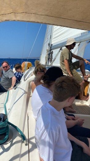 Heraklion Sailboat 3 DAYS CRUISE TO ELOUNDA BAY Elan Impression 434 alt tag text