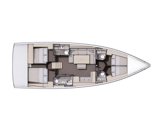 Sailboat  Dufour 470 GL boat plan
