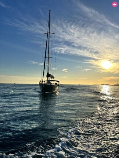 Sailboat Jeanneau sun odyssey 43 Plattegrond van de boot