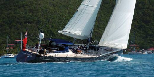 Sailboat Trehard 90ft Centreboard Sloop Planimetria della barca
