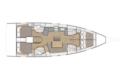 Charter Sailboat  Oceanis 46.1 Kos
