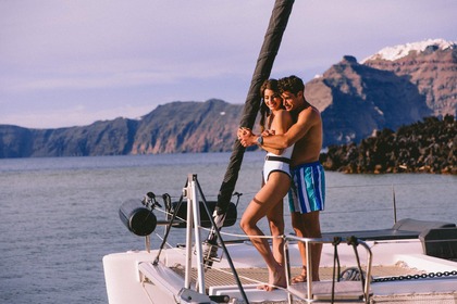 Location Catamaran Lagoon 450F Santorin