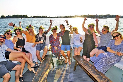 Charter Houseboat Custom Built Modern Finnish Saunaship Helsinki