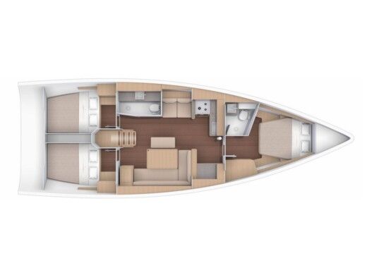 Sailboat Dufour Dufour 430 Grand Large Boat design plan