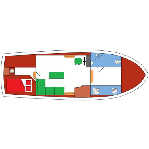 Motorboat Palan C 950 (Dolfijn) boat plan