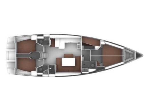 Sailboat  Bavaria Cruiser 51 boat plan