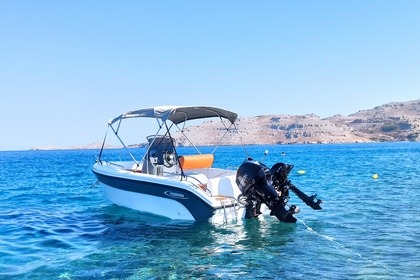 Hire Motorboat Poseidon Blue water 170 Special edition Lindos