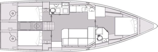 Sailboat Elan Elan Impression 43 Boat design plan