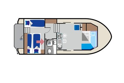 Miete Hausboot Kormoran 940 (ZEK) Zehdenick