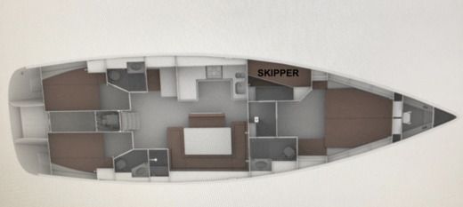 Sailboat Bavaria Cruiser 50 Boat design plan