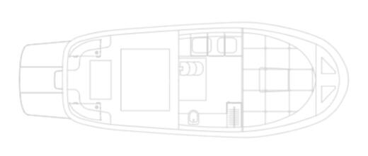 Motorboat Tirrenia Viveur 28 Plano del barco