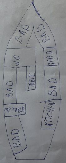 Sailboat Hallberg Rassy 352 (copy, improoved) Boot Grundriss