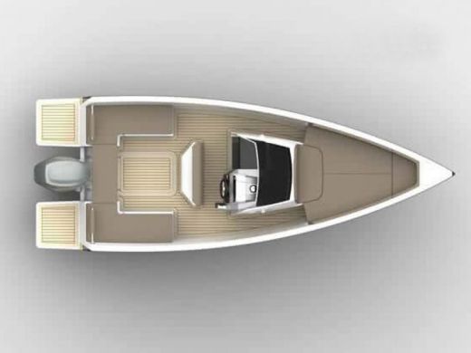 Motorboat NUVA YACHTS M6 CABIN Planimetria della barca