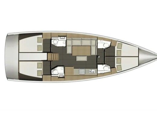Sailboat  Dufour 460 Grand Large boat plan