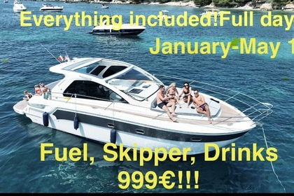 Czarter Łódź motorowa Super offer!!! Everything included skipper fuel Bavaria boat 13 meters from 2017! Cannes
