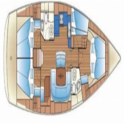 Sailboat BAVARIA CRUISER 46 boat plan