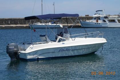Charter Boat without licence  Bluline 550 Pantelleria