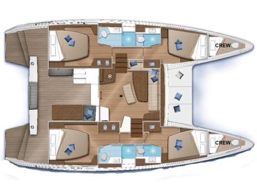 Catamaran Lagoon Lagoon 42 Millenium boat plan