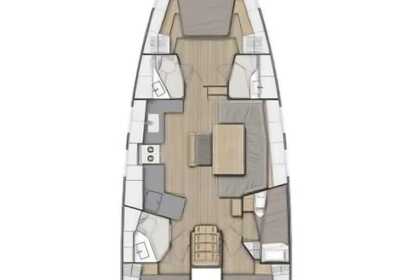 Чартер Парусная яхта Bénéteau Oceanis 47 - 4 cab. Трогир