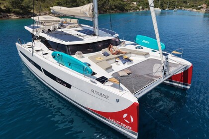 Verhuur Catamaran Fountaine Pajot Fountaine Pajot Aura 51 - 5 + 1 cab. Trogir