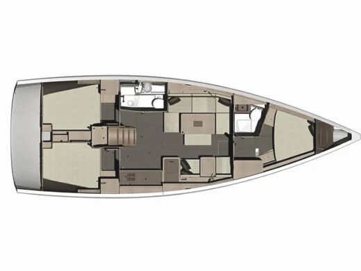 Sailboat  Dufour 412 Grand large[G] boat plan