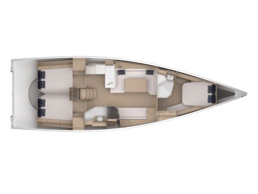 Sailboat  Grand Soleil 44 Boat design plan