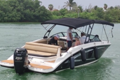 Miete Motorboot Scarab 27 Cancún