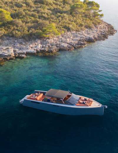 Motorboat Axiom VanDutch 45′ Colnago 45 Σχέδιο κάτοψης σκάφους