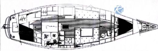 Sailboat Classique CHASSIRON 38 GT boat plan