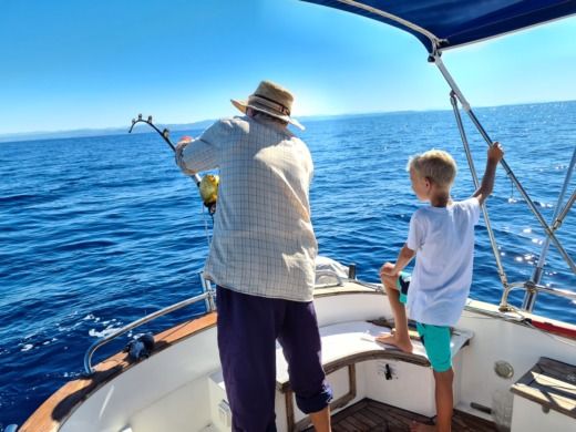 Motorboat Luhrs 27 Big game Fishing Boot Grundriss