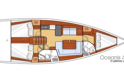 Verhuur Zeilboot Beneteau Oceanis 41.1 Cambrils