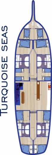 Gulet Custom Built Gulet Plan du bateau