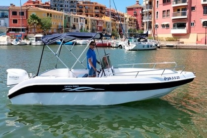Alquiler Lancha Fabiette nautica services Open 580 Valencia