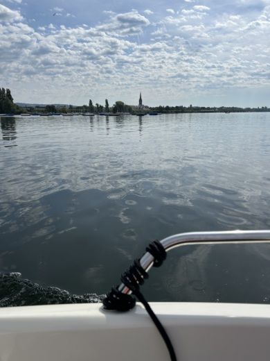 Radolfzell am Bodensee Motorboat Quicksilver 555 Activ Open alt tag text