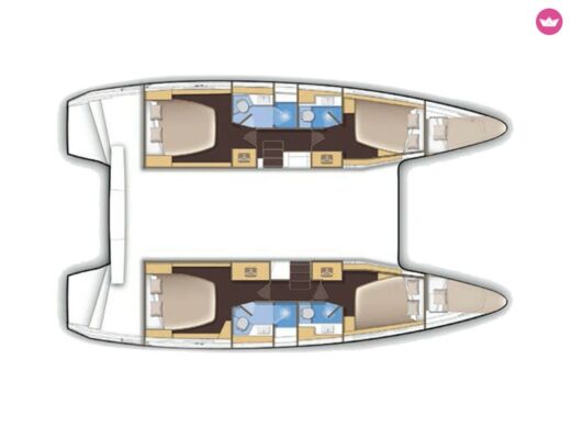 Catamaran Lagoon Lagoon 42 boat plan