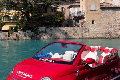 Miete Boot ohne Führerschein  CAR OFF SHORE FIAT 500 Sirmione
