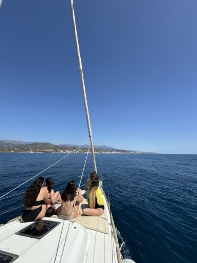 Málaga Sailboat Beneteau Oceanis 38 alt tag text