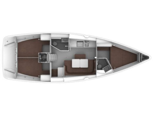 Sailboat Bavaria Cruiser 41 Boat layout
