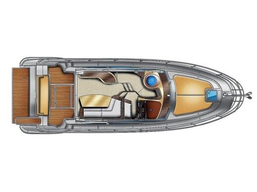 Motorboat  Azimut 40 S Boat design plan