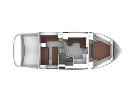 Motorboat Bavaria S 40 HT Boot Grundriss