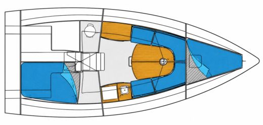 Sailboat Pogo Structures 8.50 Plan du bateau