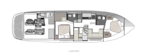 Motor Yacht Cranchi Cranchi 60 ST Plano del barco